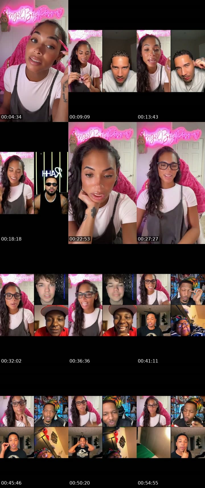 @angelbigpurr TikTok live stream