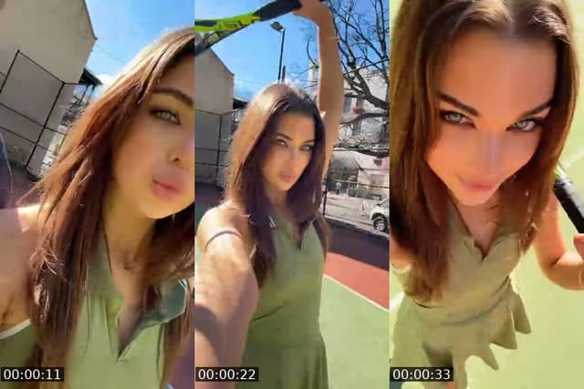 Playing tennis 🎾 - @persiathorpoet