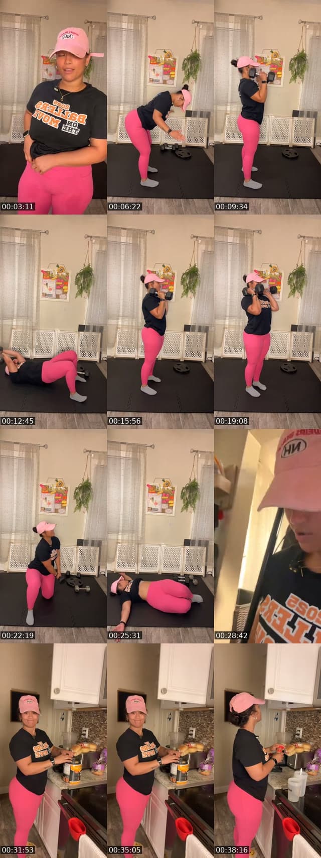 TikTok live: Leg day by @vivibones89