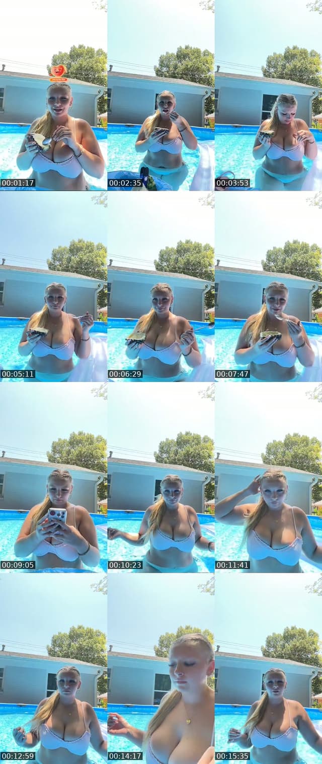 TikTok live: in the pool by @gatek33pgaslightgirlb0ss
