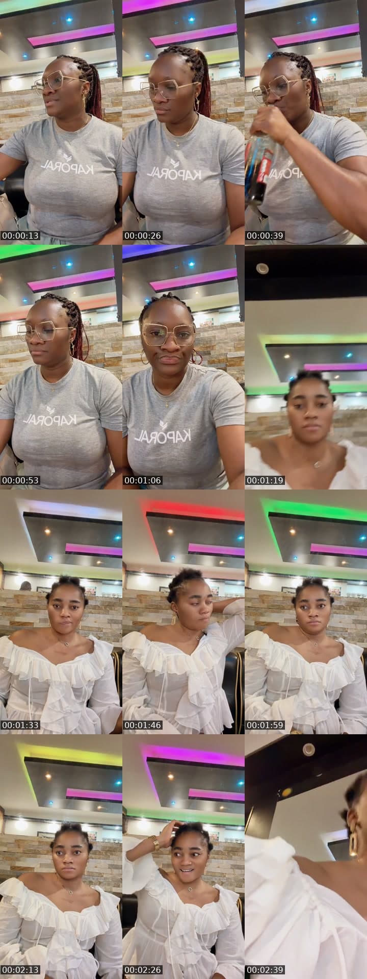 @laplusbellelionne TikTok live stream
