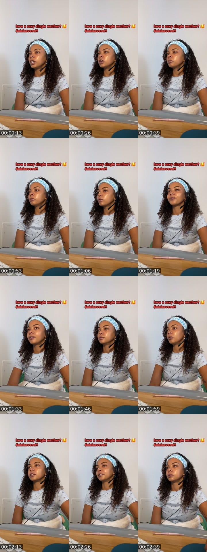 @layaeverett TikTok live stream