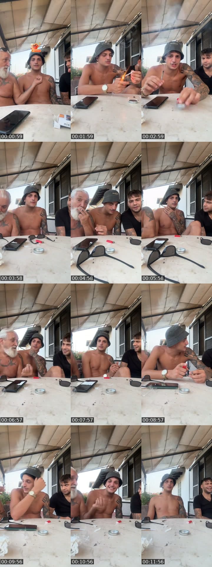J in ritardo con Dario