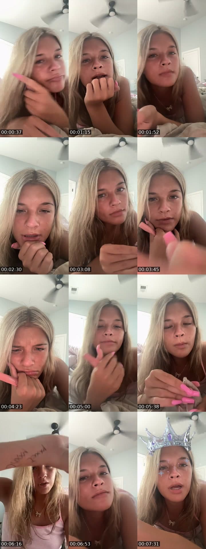 @pinkglitterblondqueen TikTok live stream