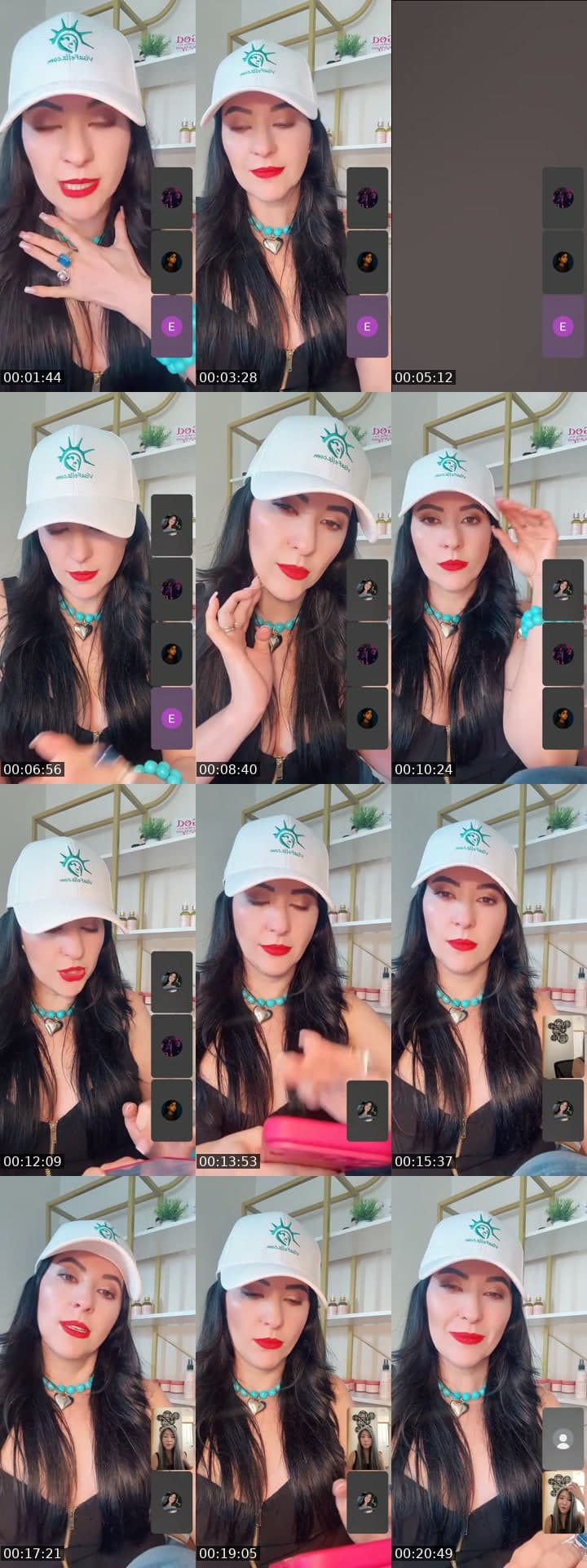 @queenofbeautyandjustice TikTok live stream