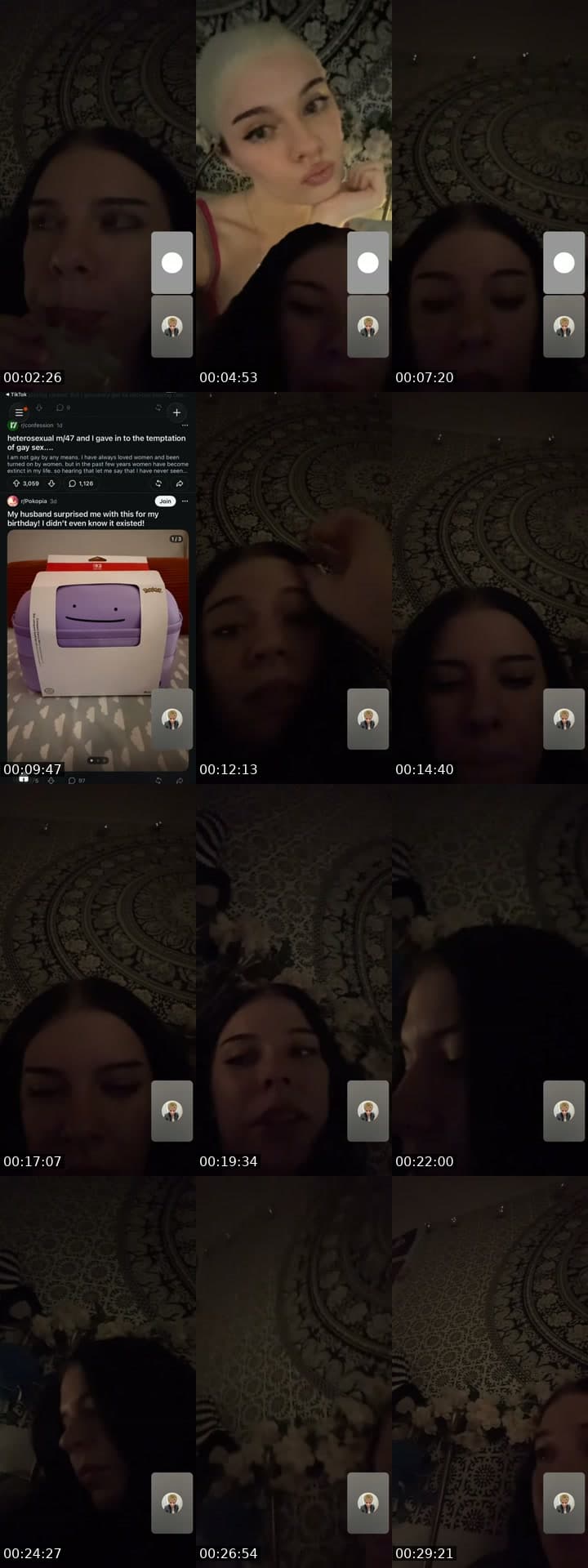 @sparklyprettyglitterfart TikTok live stream