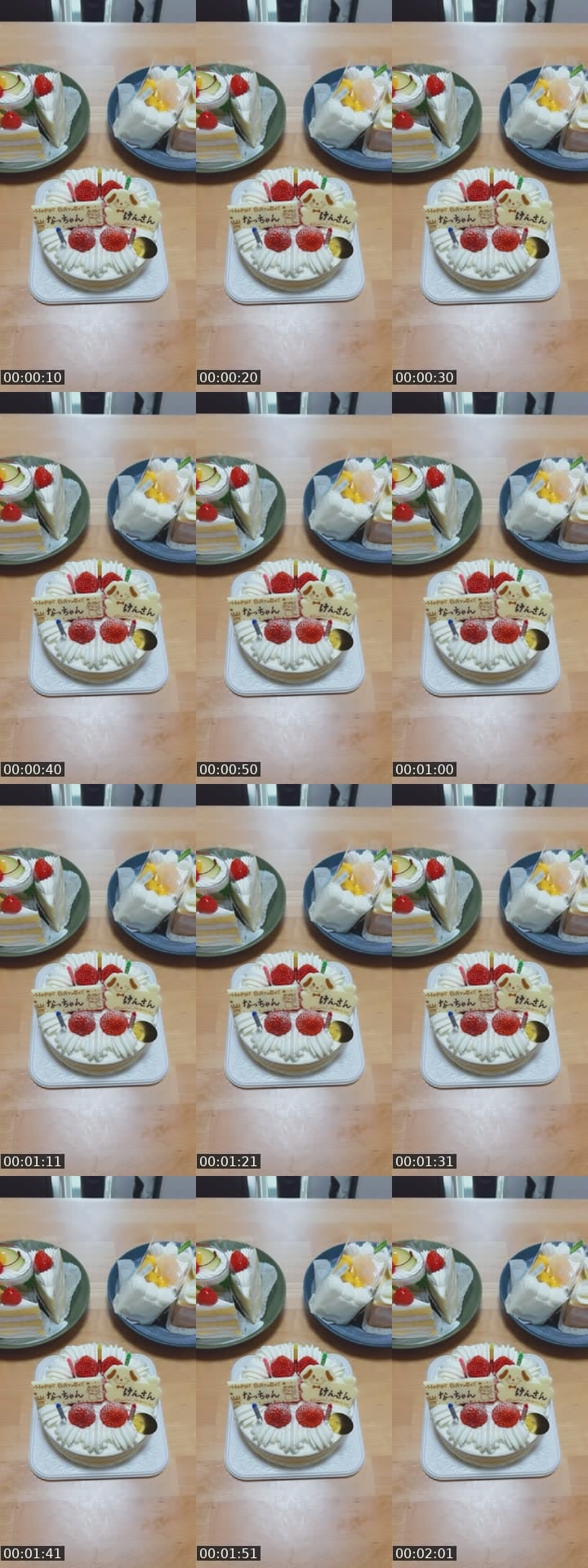 本日Happybirthday！