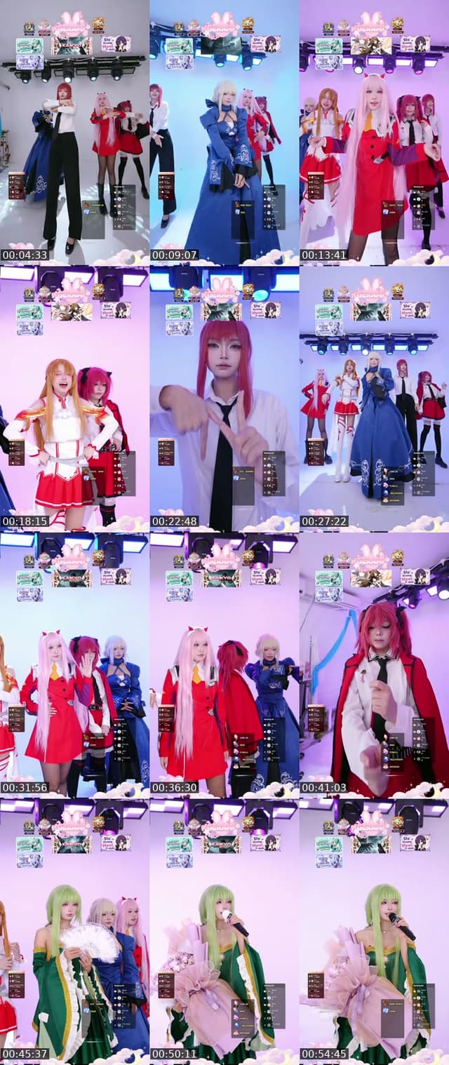 TikTok live: IDOL COSPLAY TEAM by @cyra.mirage