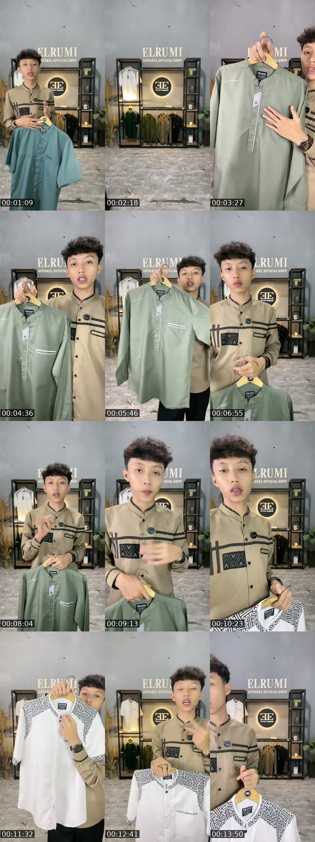 TikTok live: Promo baju koko pria by @elrumi_apparel_official