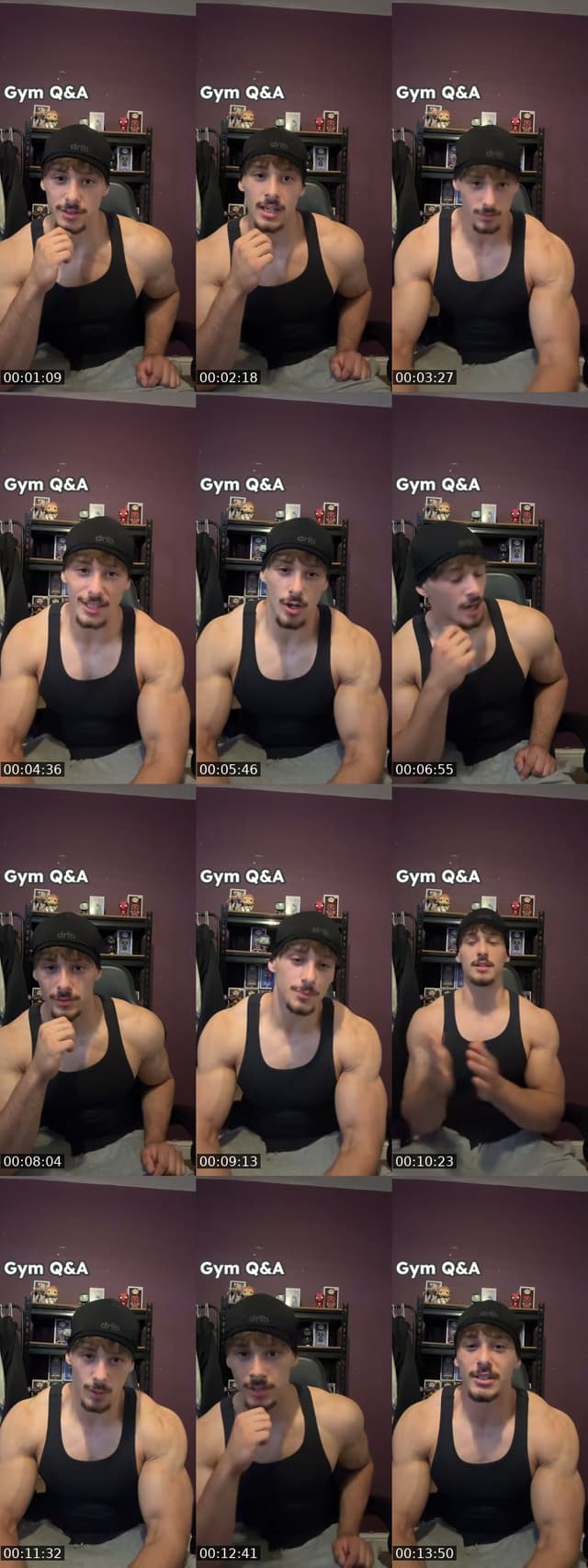 TikTok live: Gym stuff by @theocbrown