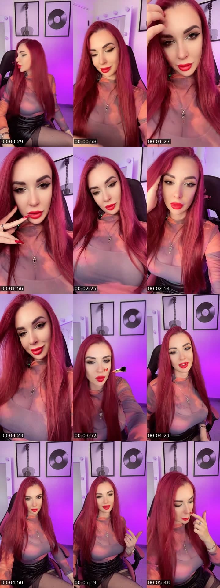 @vickyfoxi TikTok live stream