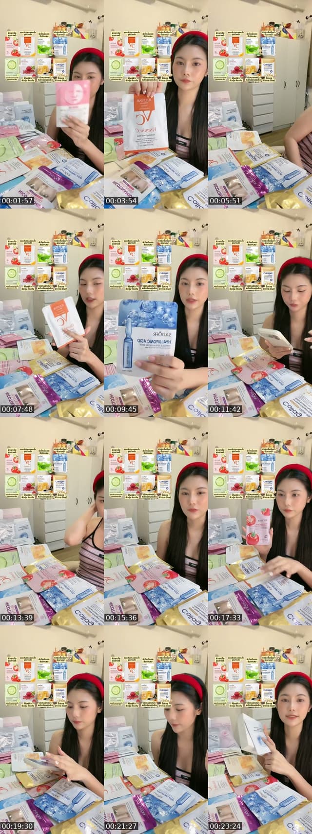 Thailand TikTok live: โปรมาส์กหน้า by @roseeparisx