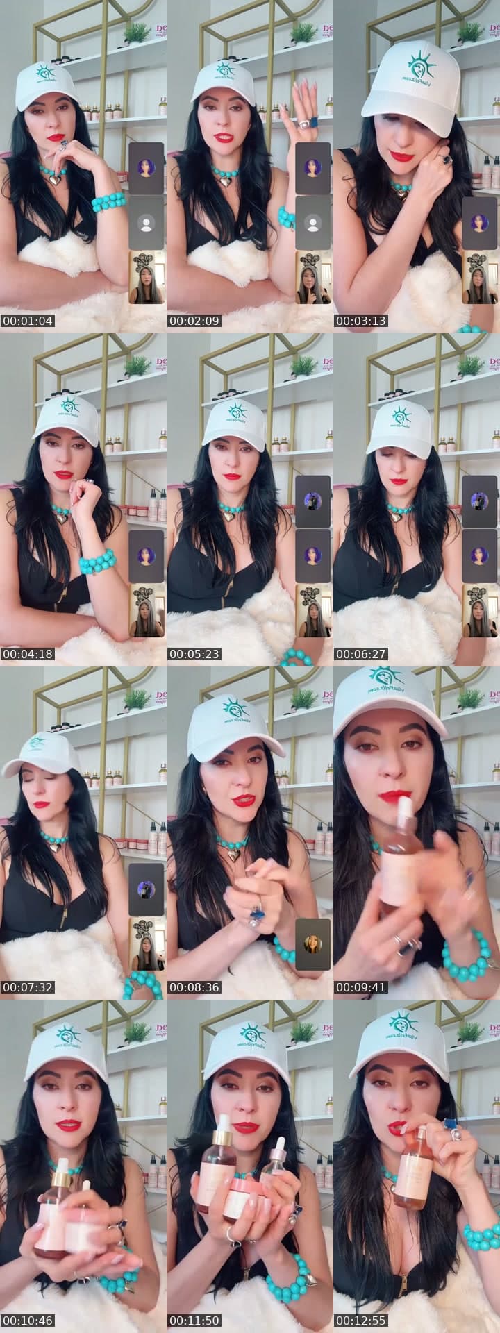 @queenofbeautyandjustice TikTok live stream