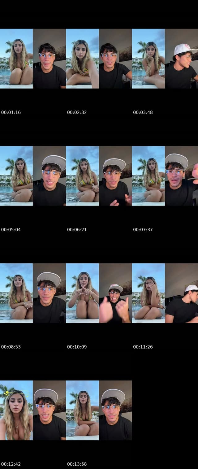 TikTok live: pool come chill :) by @prettyblissxo