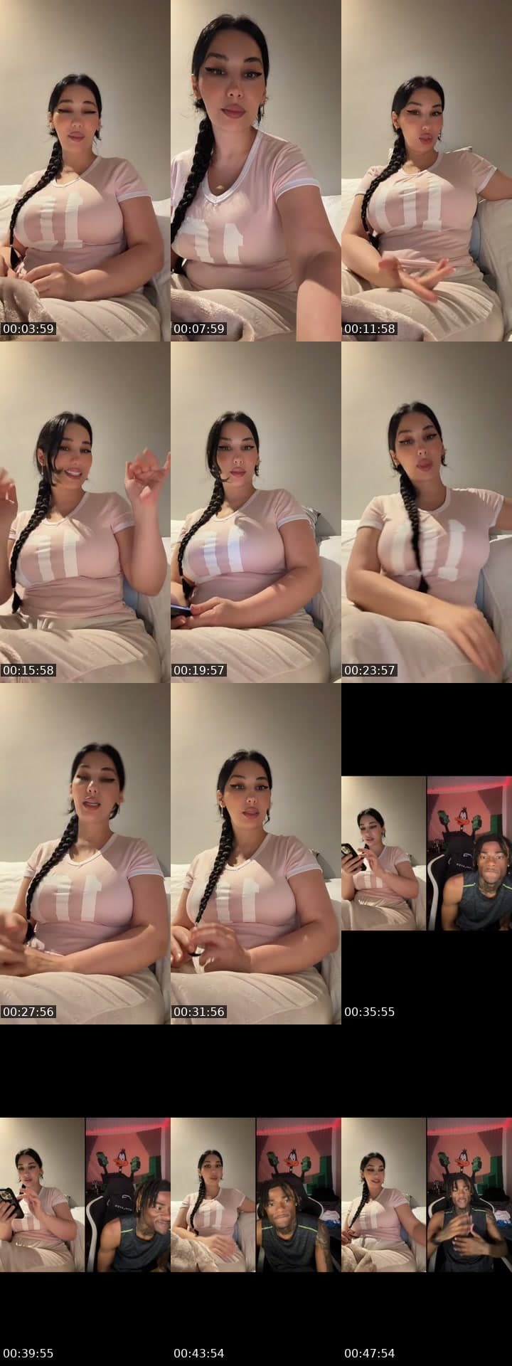 @modelstaar TikTok live stream