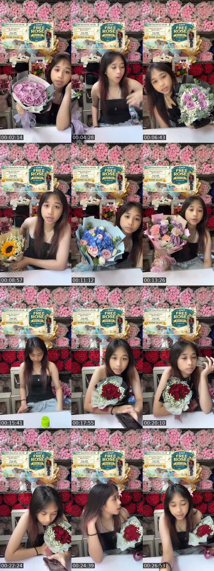 @flowersuppliersg TikTok live stream