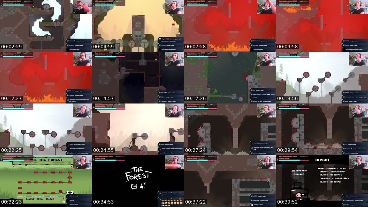 Орём в Super Meat Boy