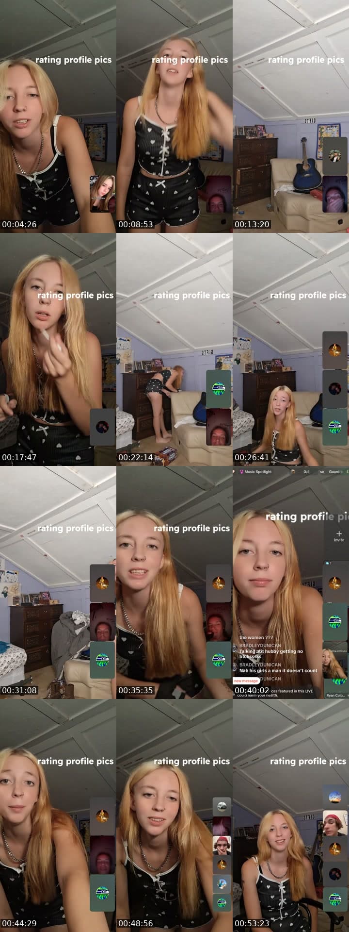 @babygirlforlife250 TikTok live stream
