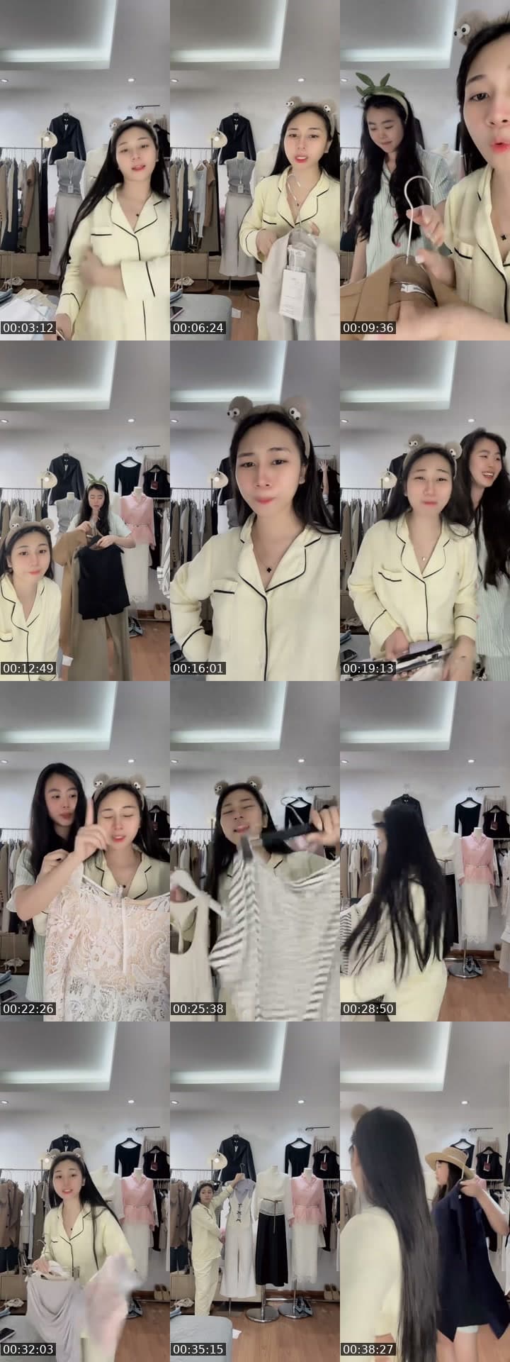 @ninapeachclothes TikTok live stream