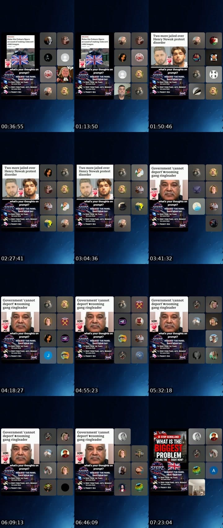 @stepzdebates TikTok live stream