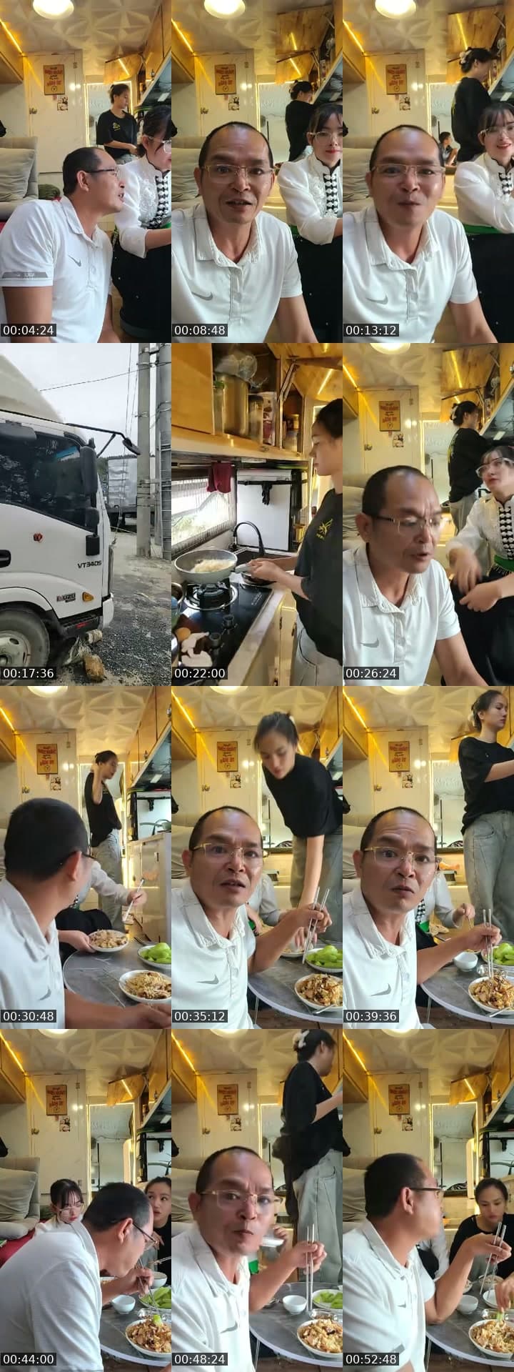 Vợ Chồng Sống Trên Xe