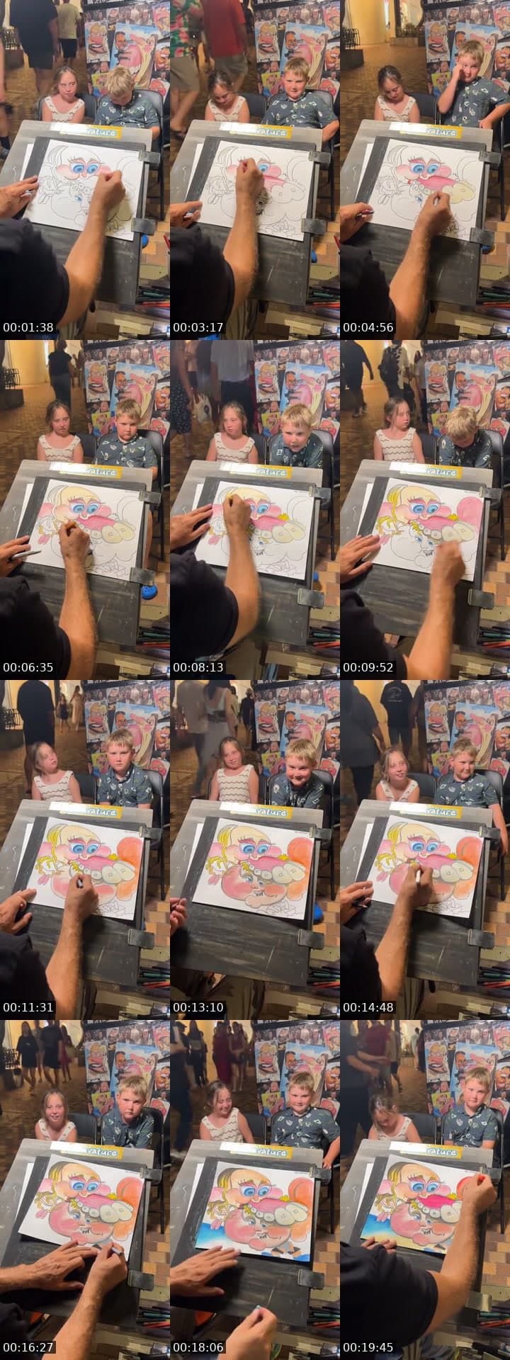 @caravature TikTok live stream