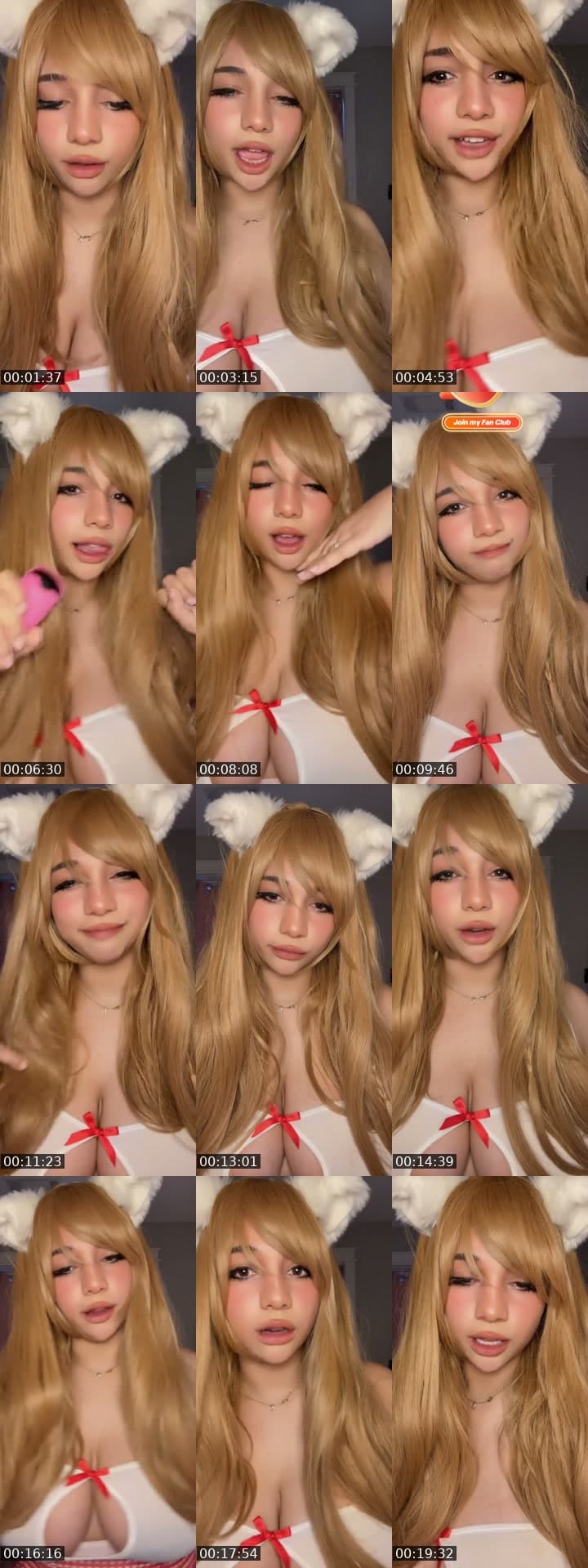 @strawbunnzie TikTok live stream
