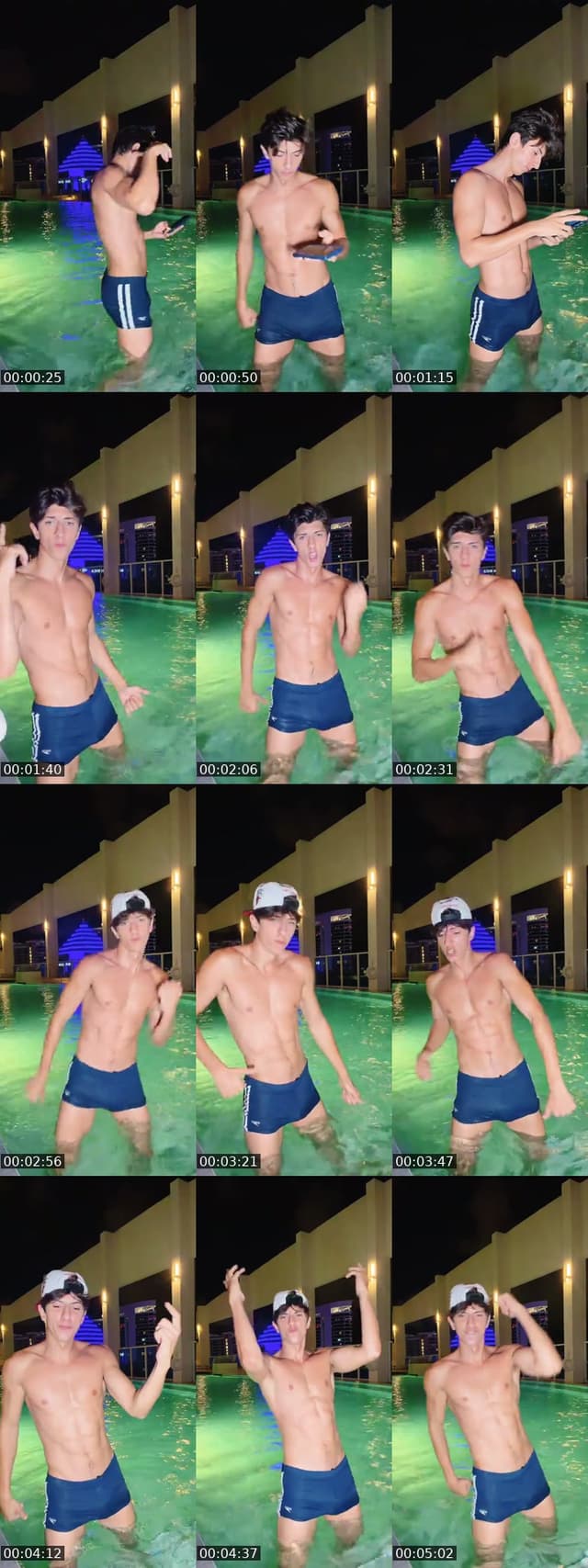 TikTok live: Pool Party 🥵💪 by @carterjacksin