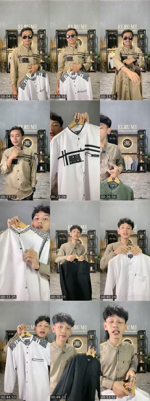 TikTok live: Promo baju koko pria by @elrumi_apparel_official