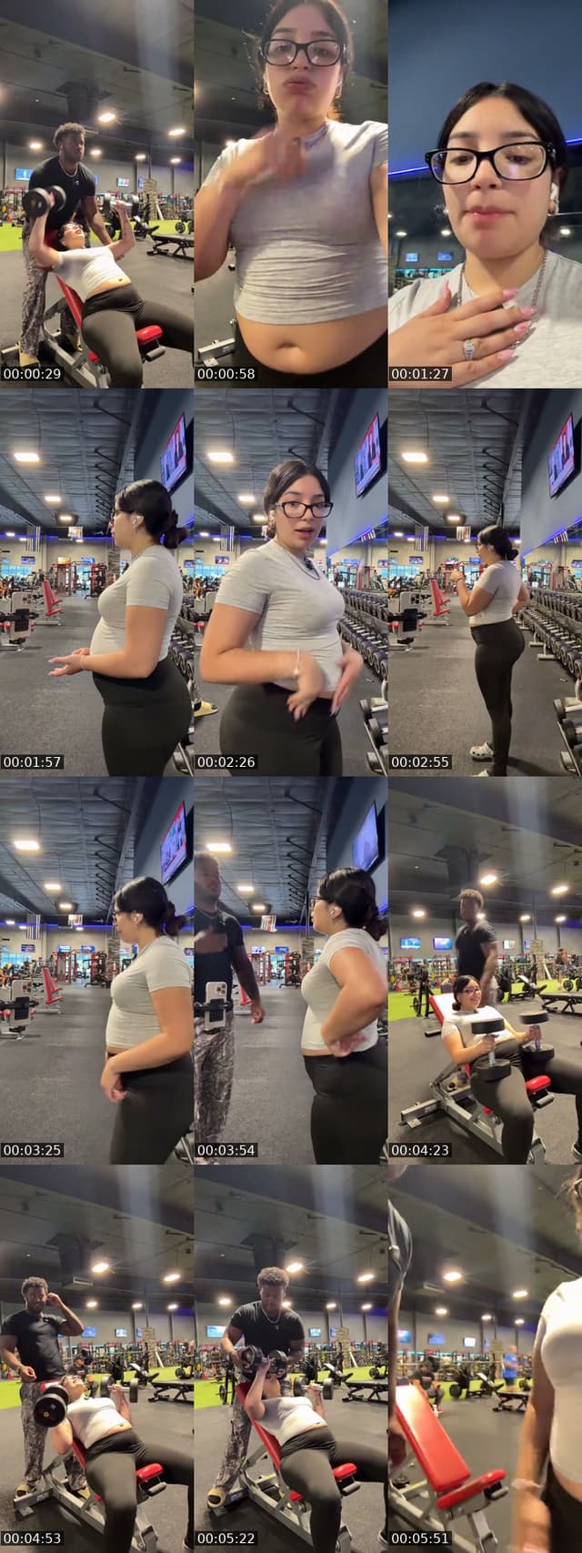 TikTok live: Getting clapped at the gym by @alys2hot4u