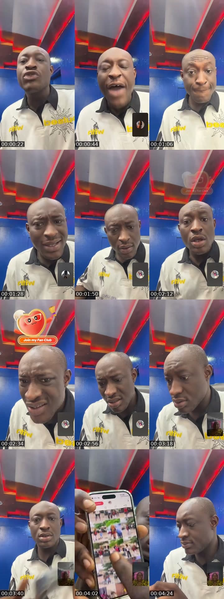@carterefe TikTok live stream