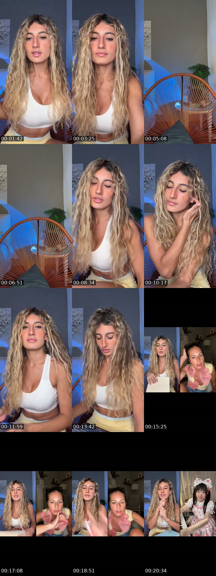 @luxxlaurax TikTok live stream