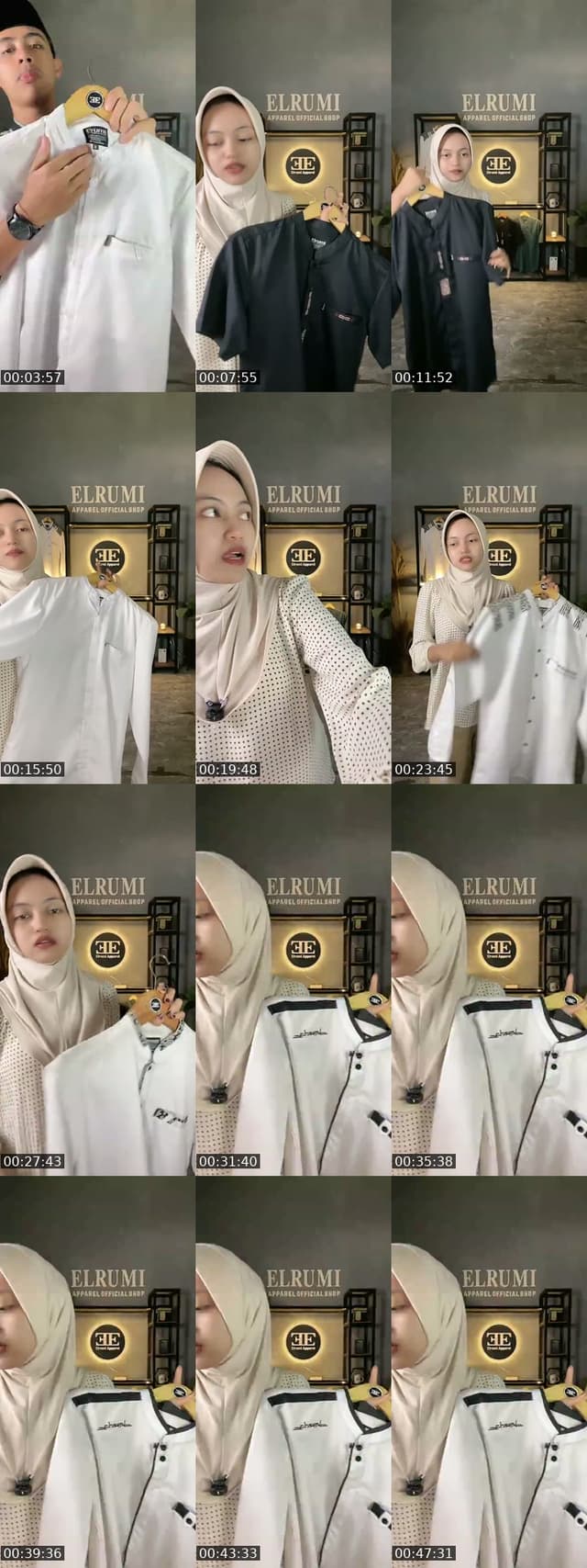 TikTok live: Promo baju koko pria by @elrumi_apparel_official