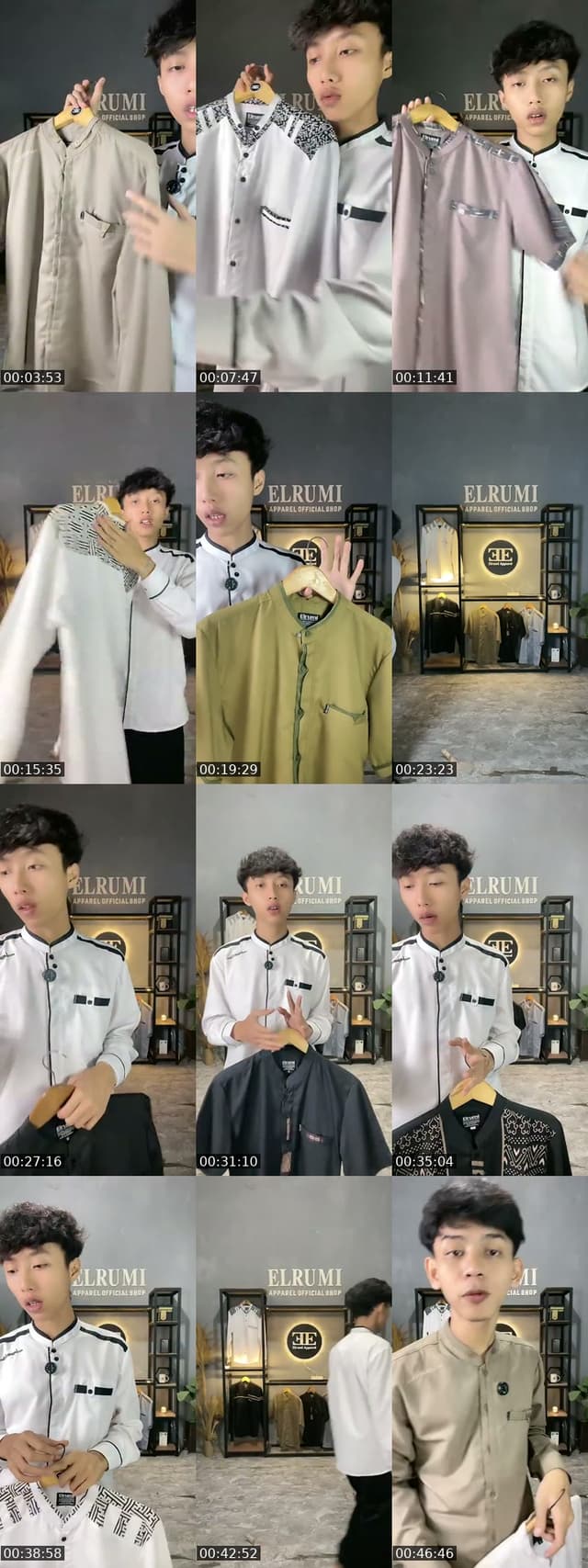 TikTok live: Promo baju koko pria by @elrumi_apparel_official
