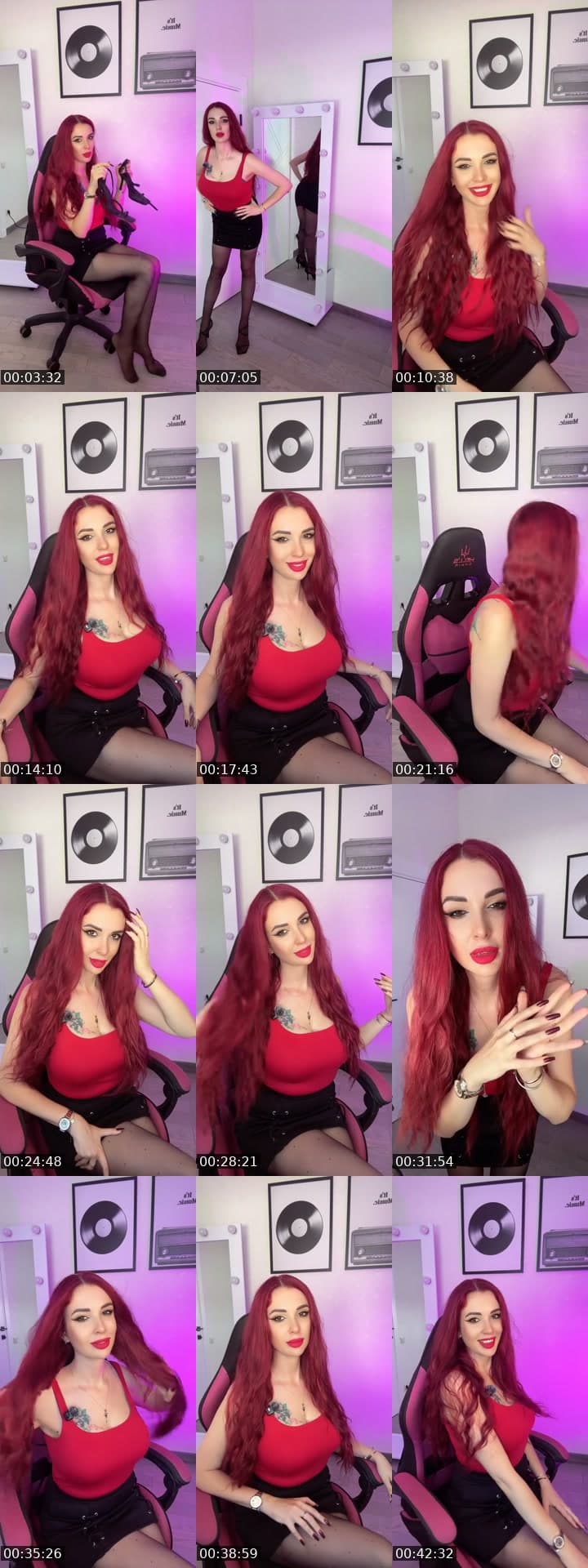 @vickyfoxi TikTok live stream