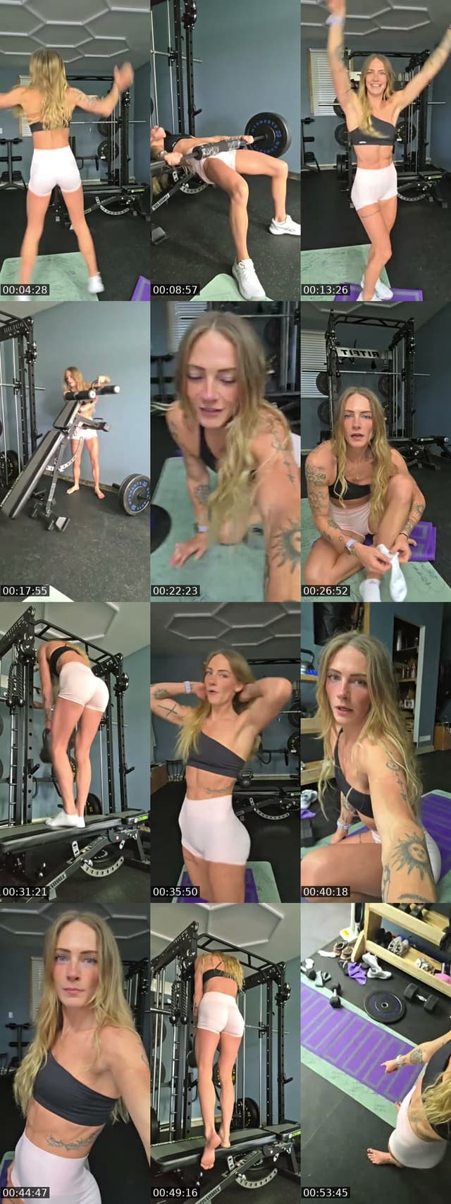 TikTok live: glutes / abs workout 🍑🔥 by @fitness.mckenzie