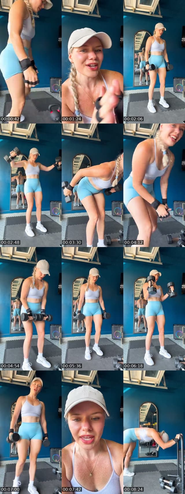 TikTok live: Arm day by @zandra.fitness