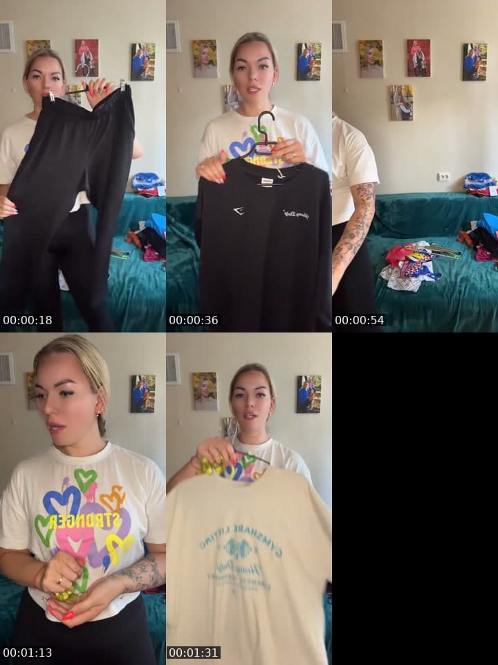 @kristinaaliukonyt TikTok live stream
