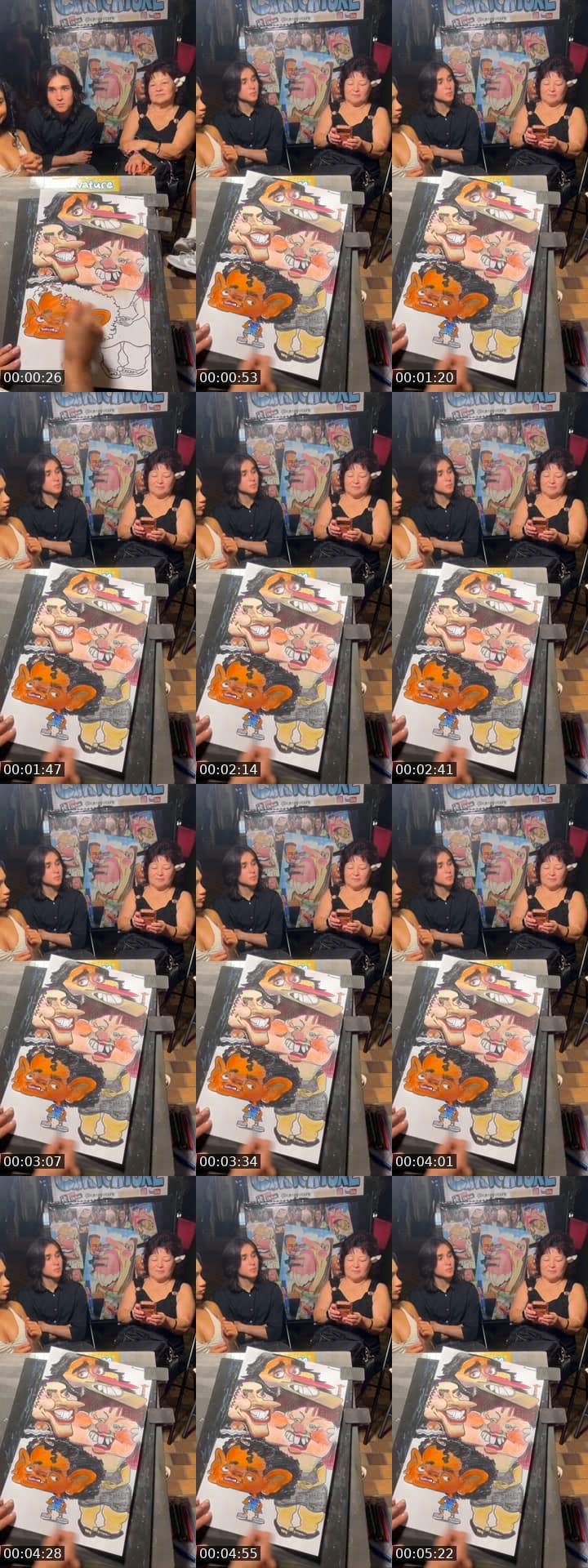 @caravature TikTok live stream