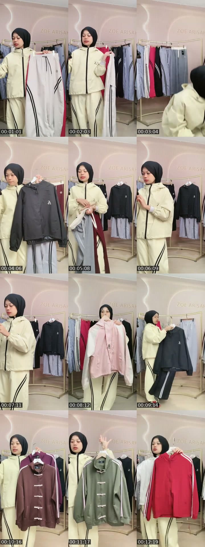 @zaactivewear TikTok live stream