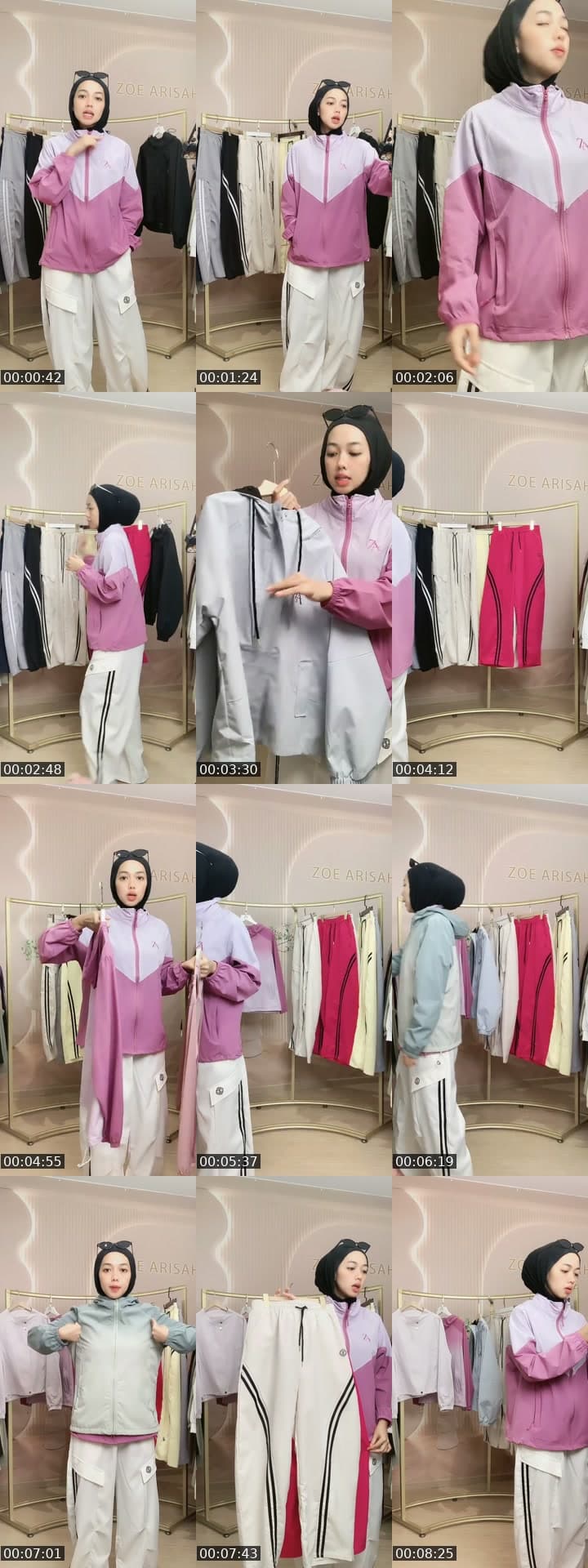@zaactivewear TikTok live stream