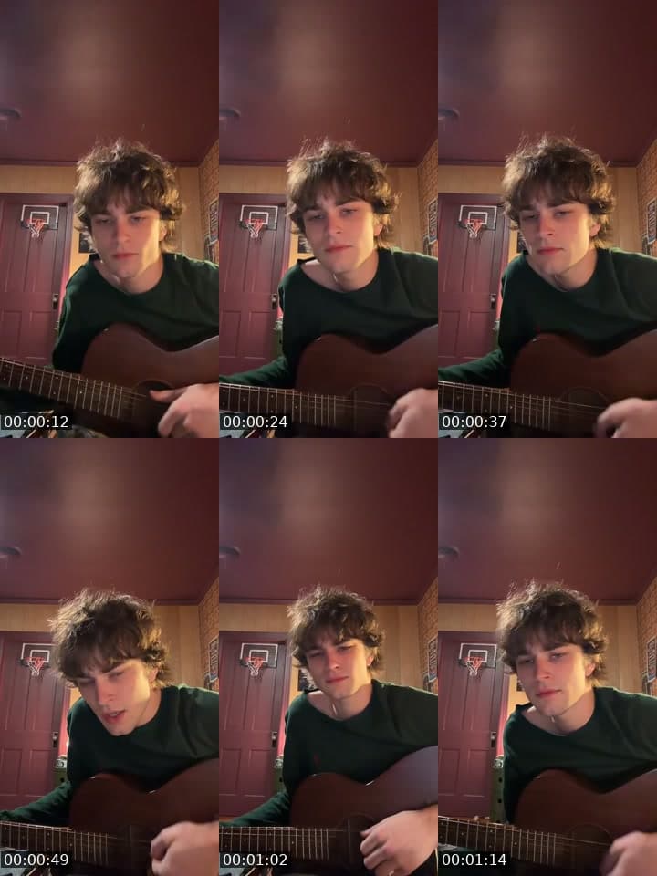 Writing songs and playing songs