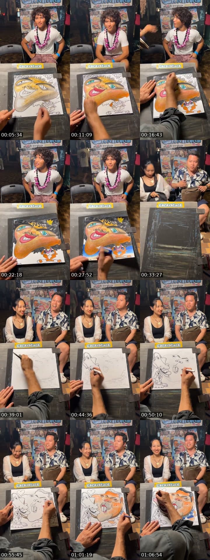 @caravature TikTok live stream