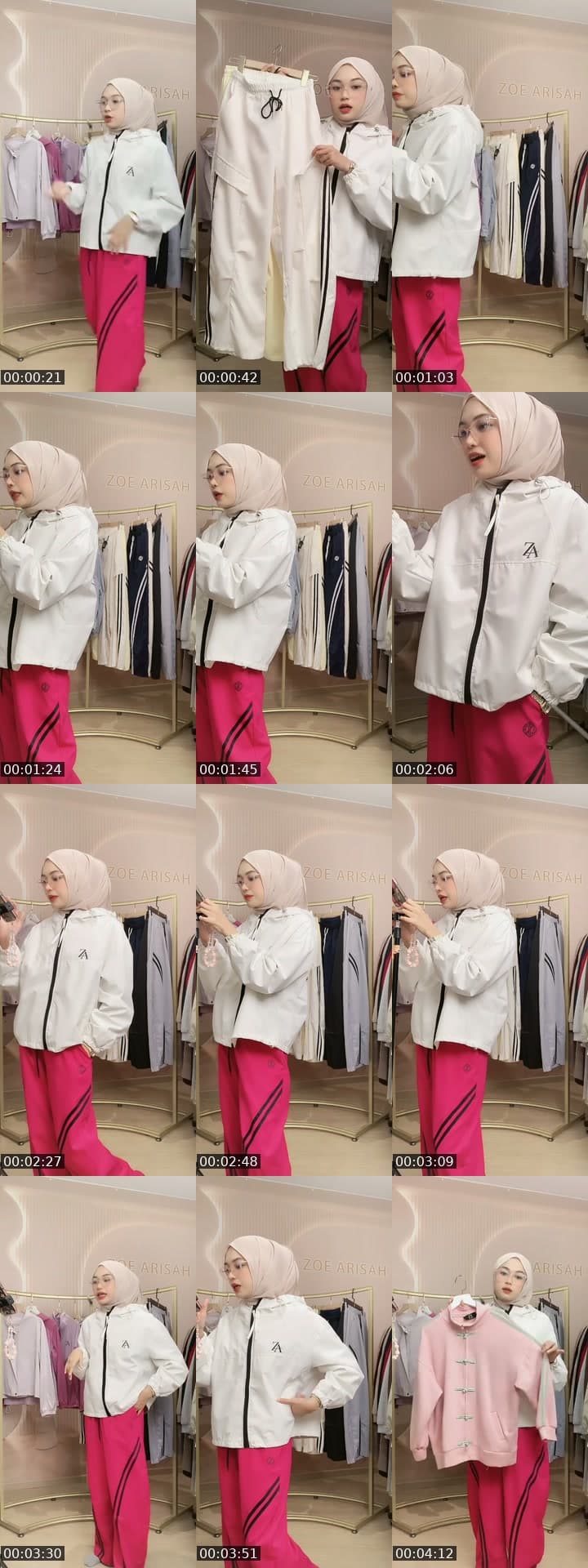 @zaactivewear TikTok live stream