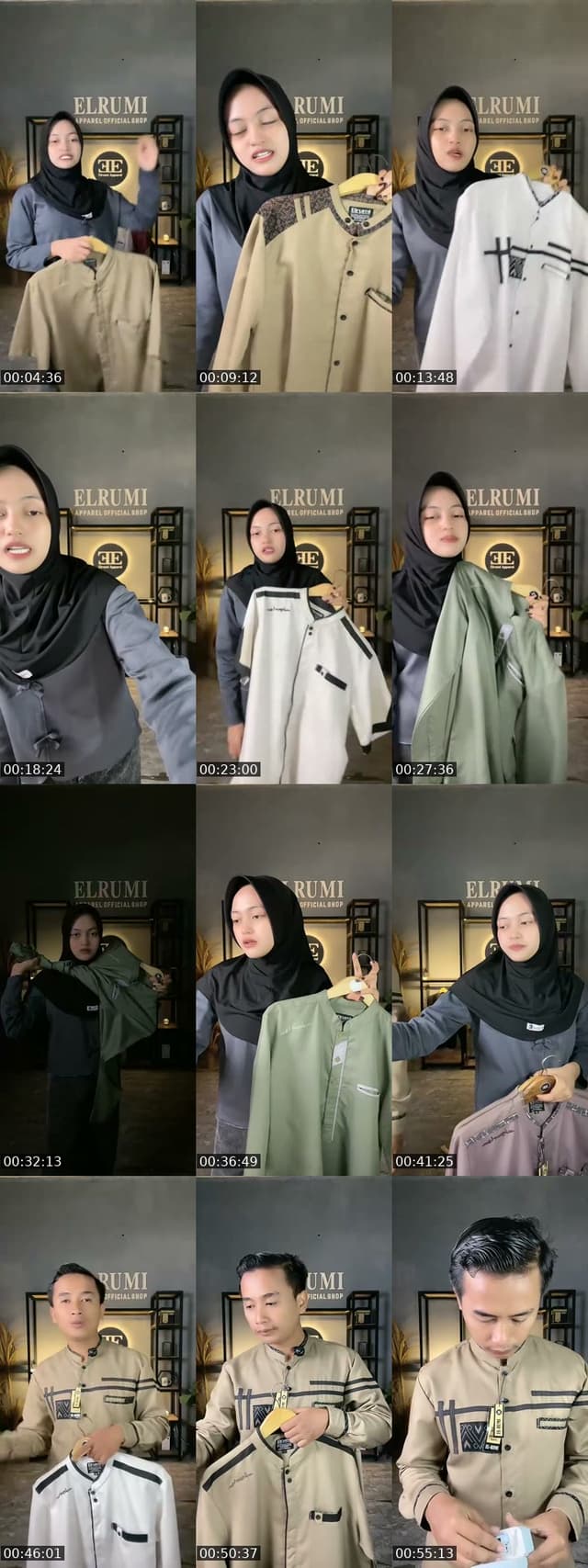 TikTok live: Promo baju koko pria by @elrumi_apparel_official