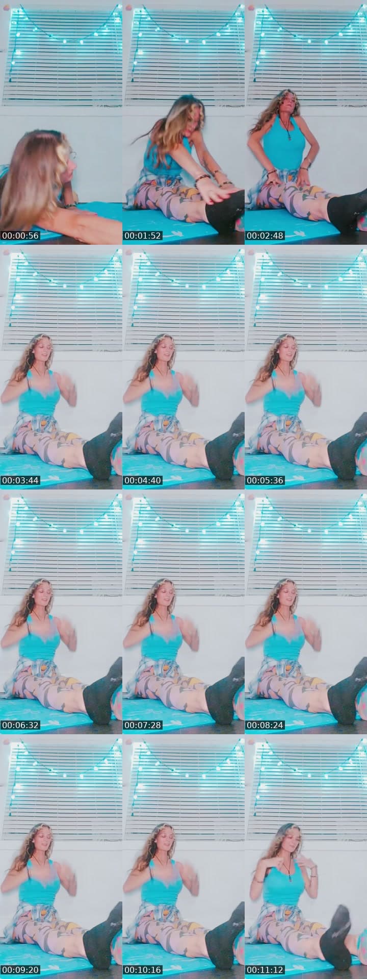 live yoga! and positive talk :)