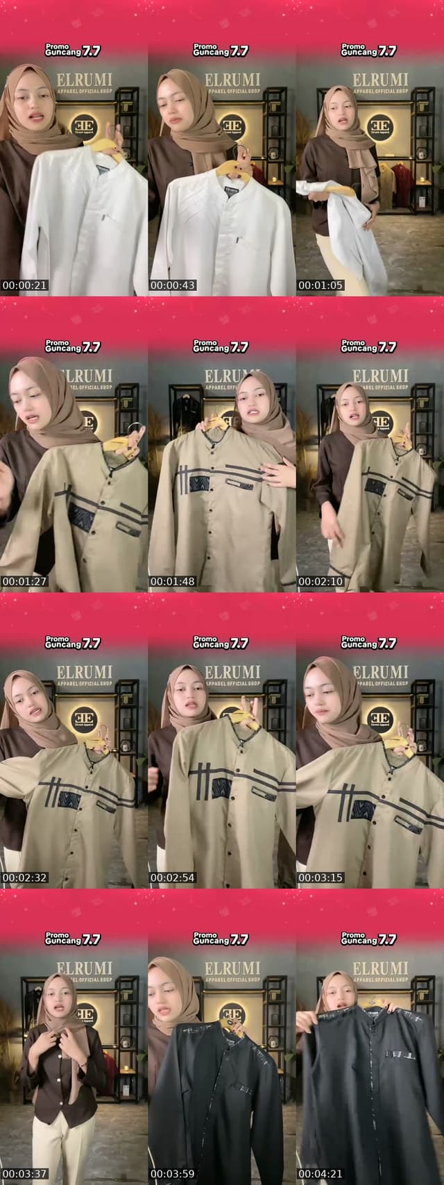 TikTok live: Promo baju koko pria by @elrumi_apparel_official