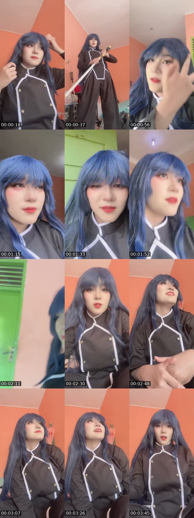 Past TikTok live: make up cosplay by @huwtawo