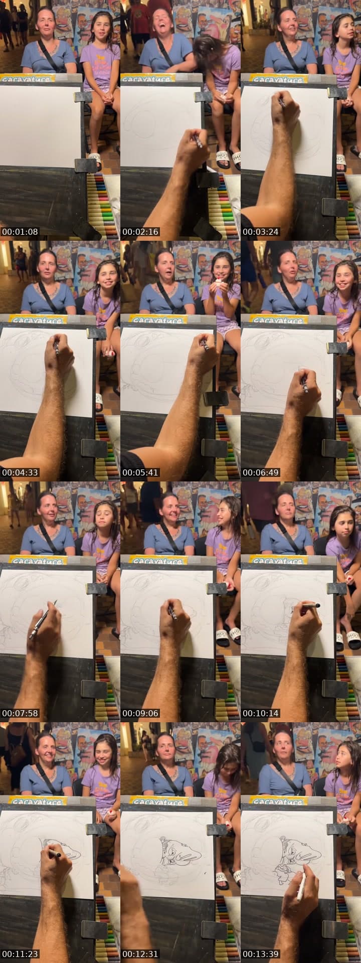 @caravature TikTok live stream