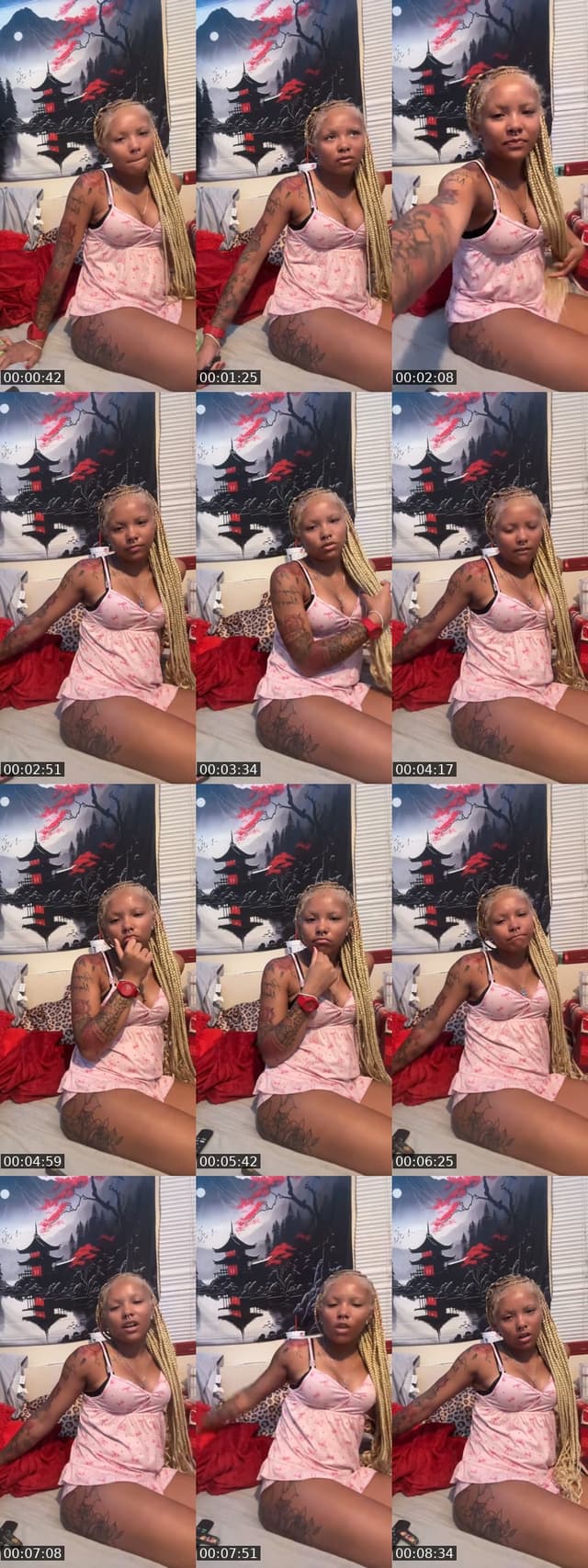 TikTok live: Comevibewitarealone by @tiasetheralbraidng
